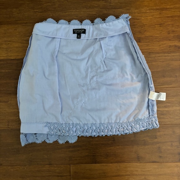 Topshop blue mini skirt 4 - Picture 6 of 8